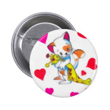 Gatito	blanco Pin
