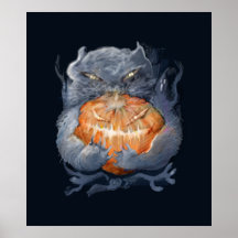 ** gatito con la calabaza ** impresiones