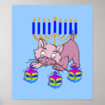 Gatito de Jánuca Poster