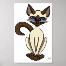 Gatito de la libélula posters