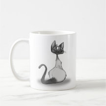 Gatito de Simon - taza del bosquejo