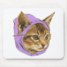 Gatito del inconformista tapetes de ratones