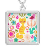 Gatito del jardín collar