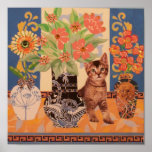 Gatito del Peekaboo: Poster lindo