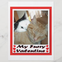 Gatito del Tabby de ValentineOrange Tarjeton
