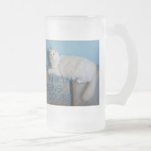 Gatito doble/bebido el ver de cerveza de la taza