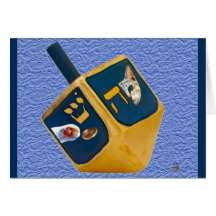 Gatito Dreidel Felicitación