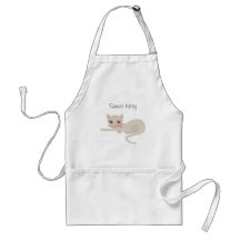 Gatito dulce delantales
