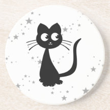 Gatito Kuro Posavasos Para Bebidas