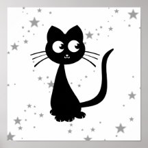 Gatito Kuro Posters