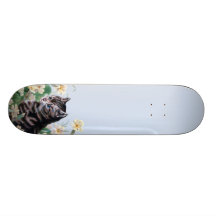 Gatito lindo - arte del gato del vintage tablas de patinar
