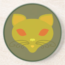 Gatito retro posavasos