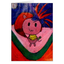 gatito rockstar tarjeton