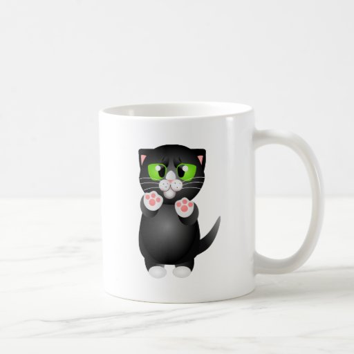 Gatito - Shorthair negro Taza