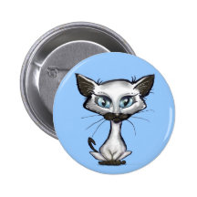 Gatito siamés pin