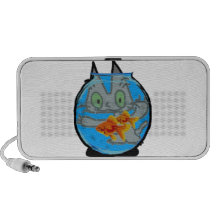 Gatito y el acuario mp3 altavoz