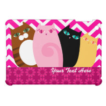Gatitos bonitos - mini caso del iPad de encargo iPad Mini Protector