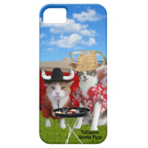 Gatitos de la puerta posterior iPhone 5 Case-Mate carcasas