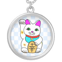 Gato afortunado Maneki Neko del delirio de Kawaii Grimpolas