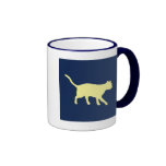 gato amarillo grande taza