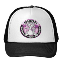 Gato animal del combatiente del abuso gorros bordados