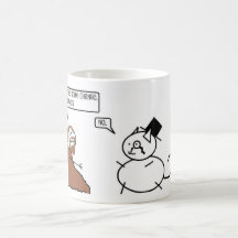 Gato apretado tazas