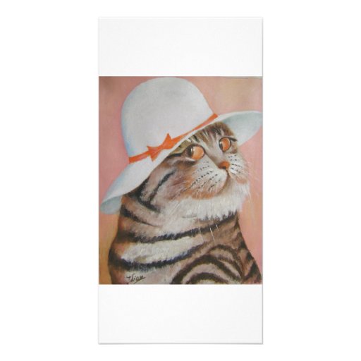 gato arrogante tarjeta personal