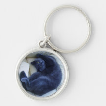 Gato azul británico llavero