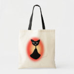 gato bolsa lienzo