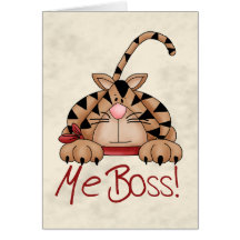 Gato de Boss Tarjetas