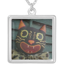 Gato de Halloween Collares