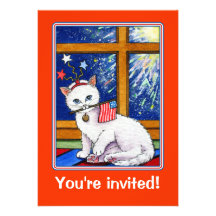Gato de julio del cuarto comunicados personalizados