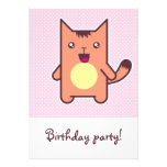 Gato de Kawaii Comunicados Personalizados