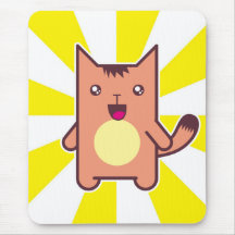 Gato de Kawaii Tapetes De Ratón