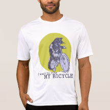 Gato de la bicicleta camisetas