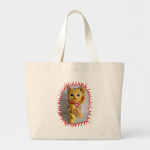 ¡Gato de la buena suerte a ir! Bolsa