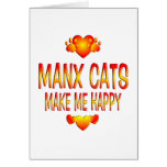 Gato de la Isla de Man Tarjeta