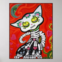 Gato De Los Muertos Poster