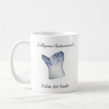 Gato de Maine Coone Tazas