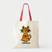 Gato de OM - las bolsas de asas de la yoga