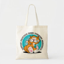 Gato de PCOS Bolsas Lienzo