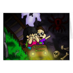 Gato de Scaredy Tarjetón