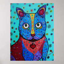Gato de Talavera por Prisarts Poster