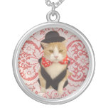 Gato del amor colgante personalizado