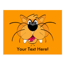 Gato del dibujo animado tarjetas postales
