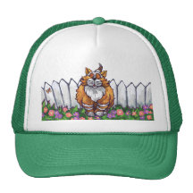 Gato del jengibre gorras