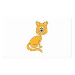 Gato del jengibre plantillas de tarjetas de visita