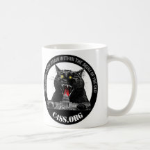 Gato del laser de la dominación de C4SS Taza De Café