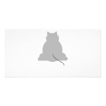 gato del Q-lazo Tarjetas Personales Con Fotos