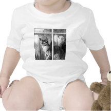 Gato del vintage camisetas